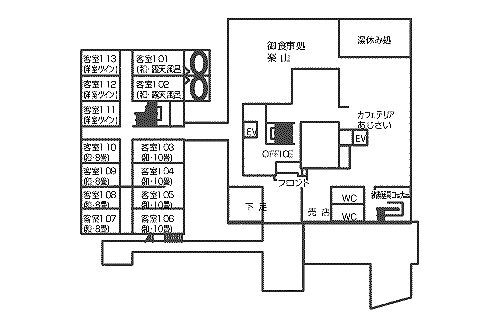 本館案内図１F