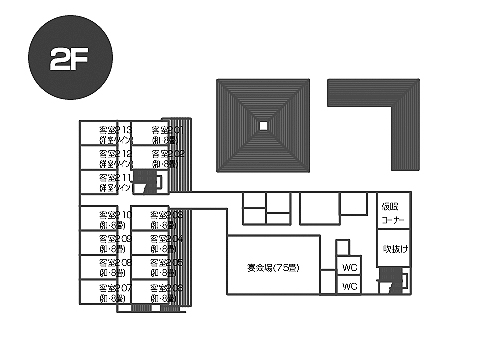 本館案内図2F